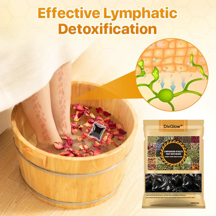 DivGlow™ LymphoHerb Vitality Foot Bath Beads